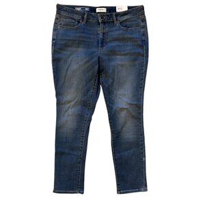 NEW WITH TAGS! Women's SONOMA Mid-Rise Supersoft Stretch Skinny Jeans 14 Short